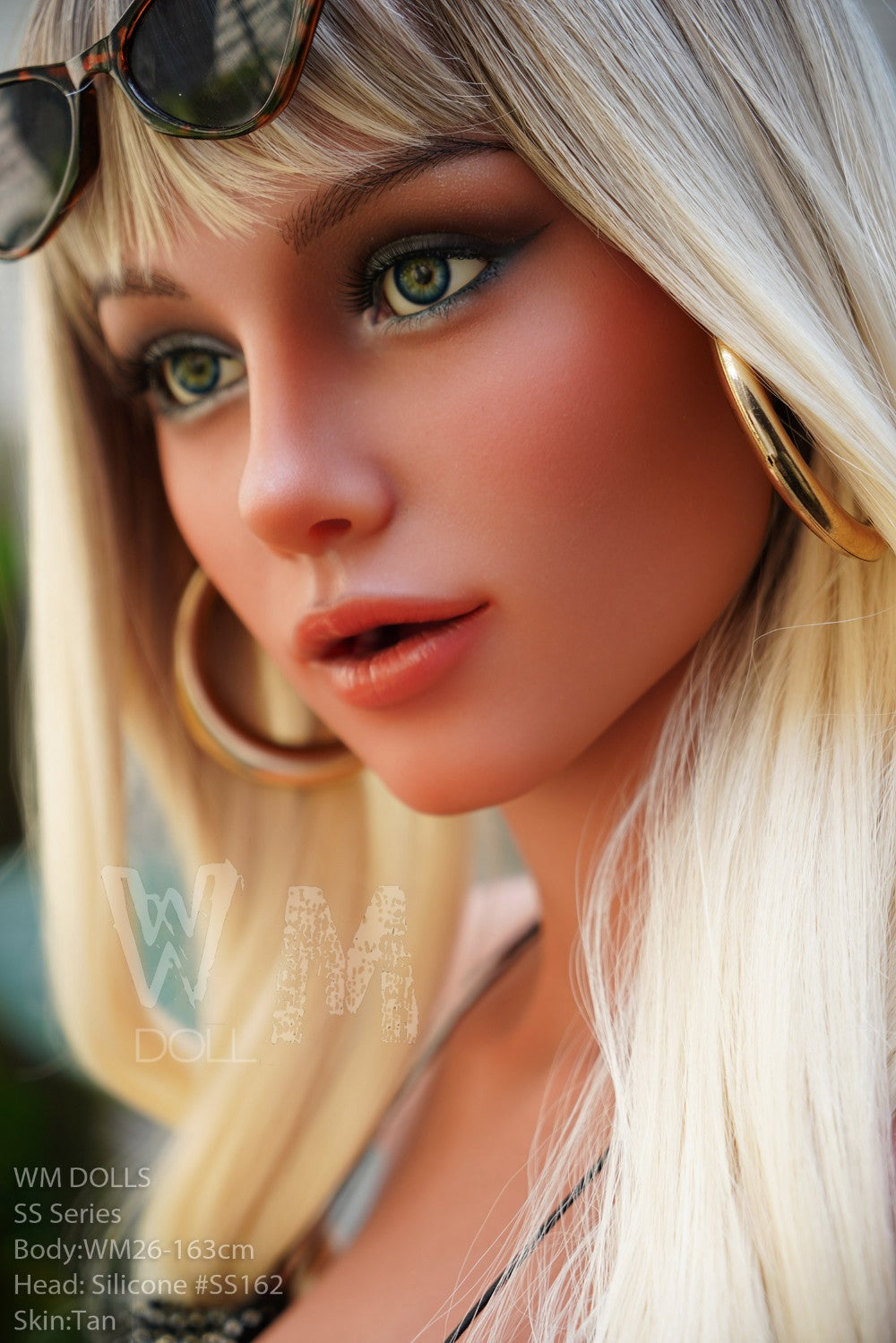 Angèle poupée sexuelle (WM-Doll Bonnet D 163 cm #SS162 TPE+Silicone)