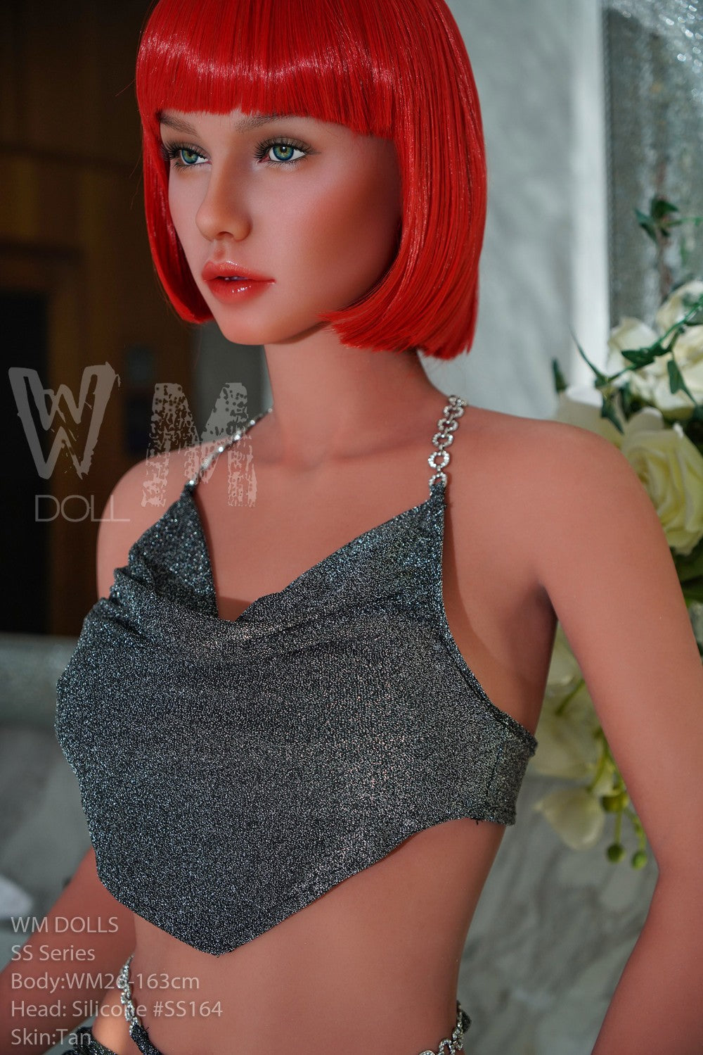Tess poupée sexuelle (WM-Doll 163cm D-Kupa # SS164 TPE + Silicone)