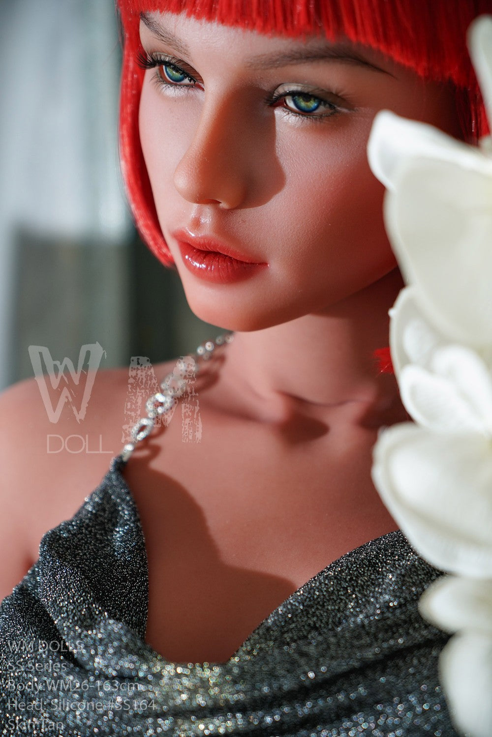 Tess poupée sexuelle (WM-Doll Bonnet D 163 cm #SS164 TPE+Silicone)