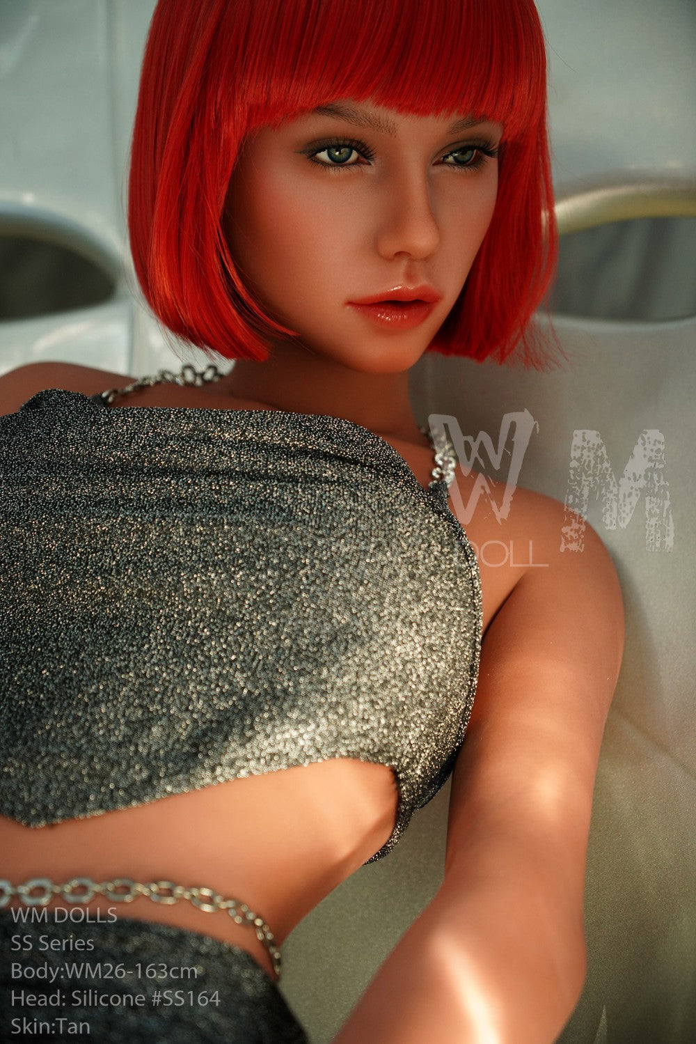 Tess poupée sexuelle (WM-Doll Bonnet D 163 cm #SS164 TPE+Silicone)