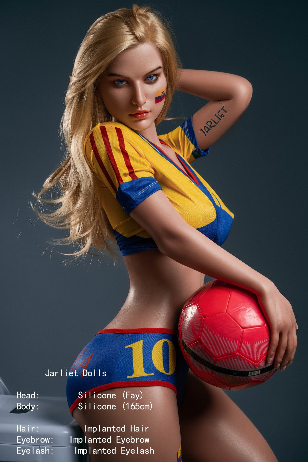 Faye poupée sexuelle (Jarliet 165 cm C-Cup Silicone)