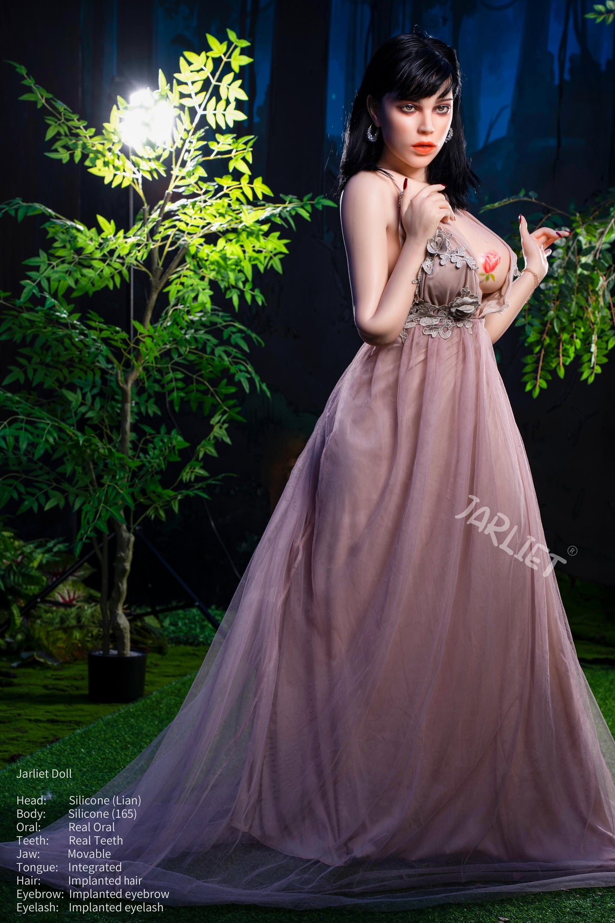 Liane poupée sexuelle (Jarliet Bonnet C 165 cm TPE+Silicone)