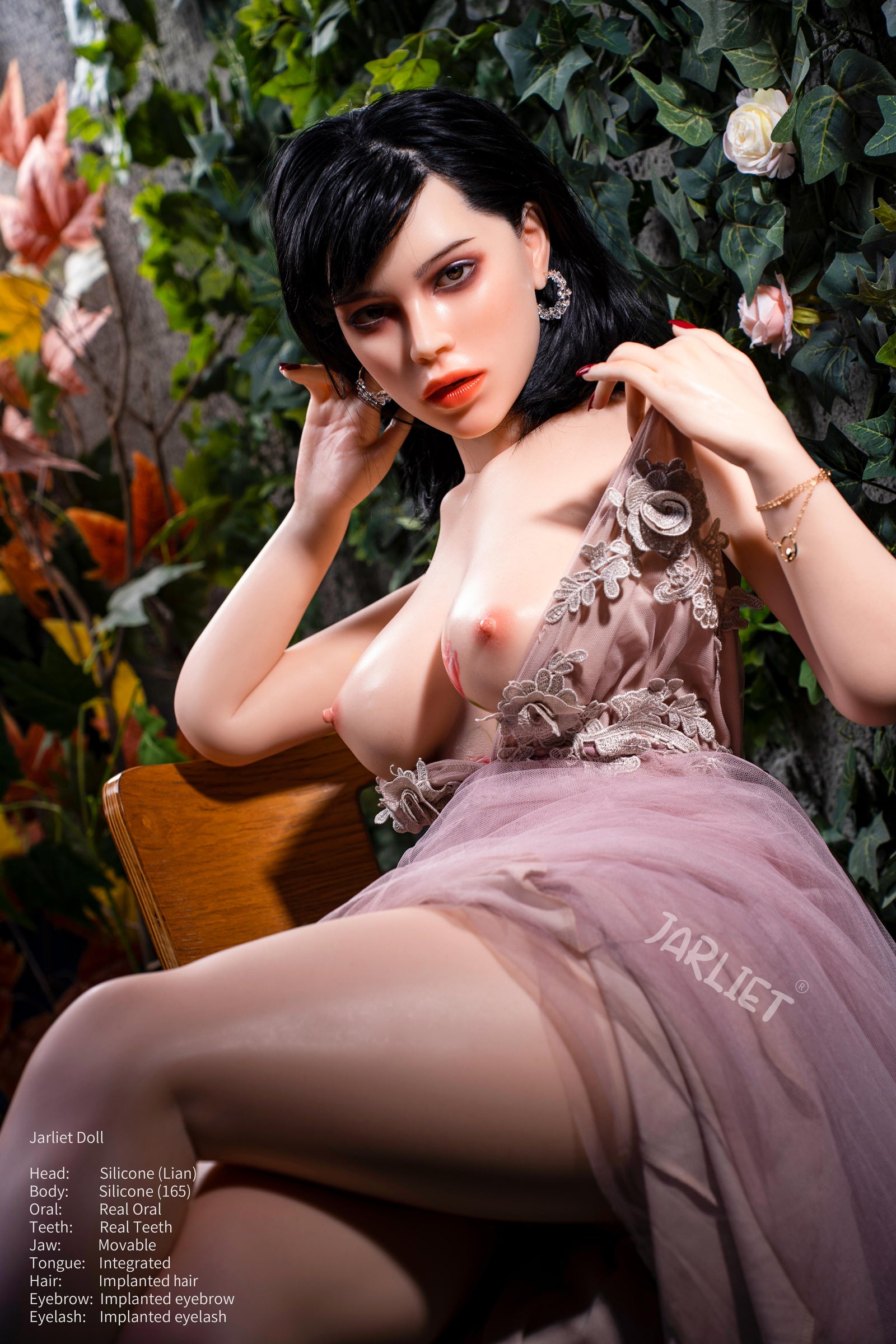 Liane poupée sexuelle (Jarliet Bonnet C 165 cm TPE+Silicone)