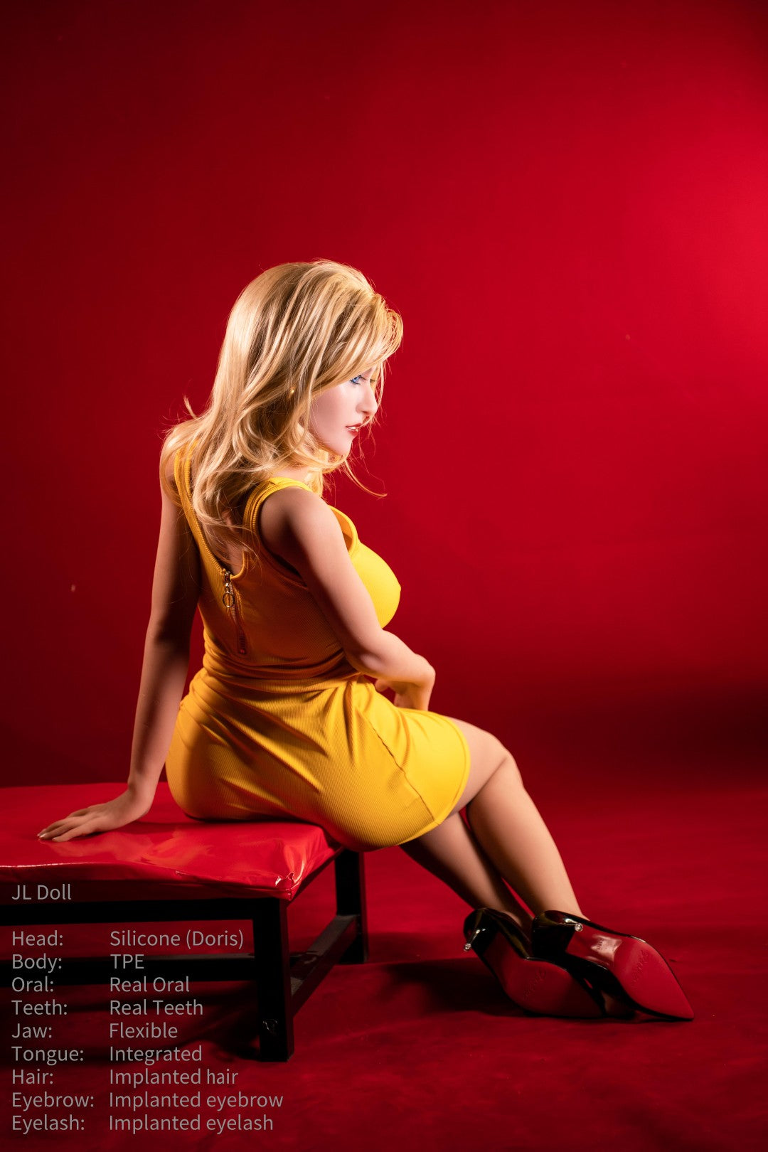 Doris poupée sexuelle (Jarliet 148cm e-tpup TPE + Silicone)