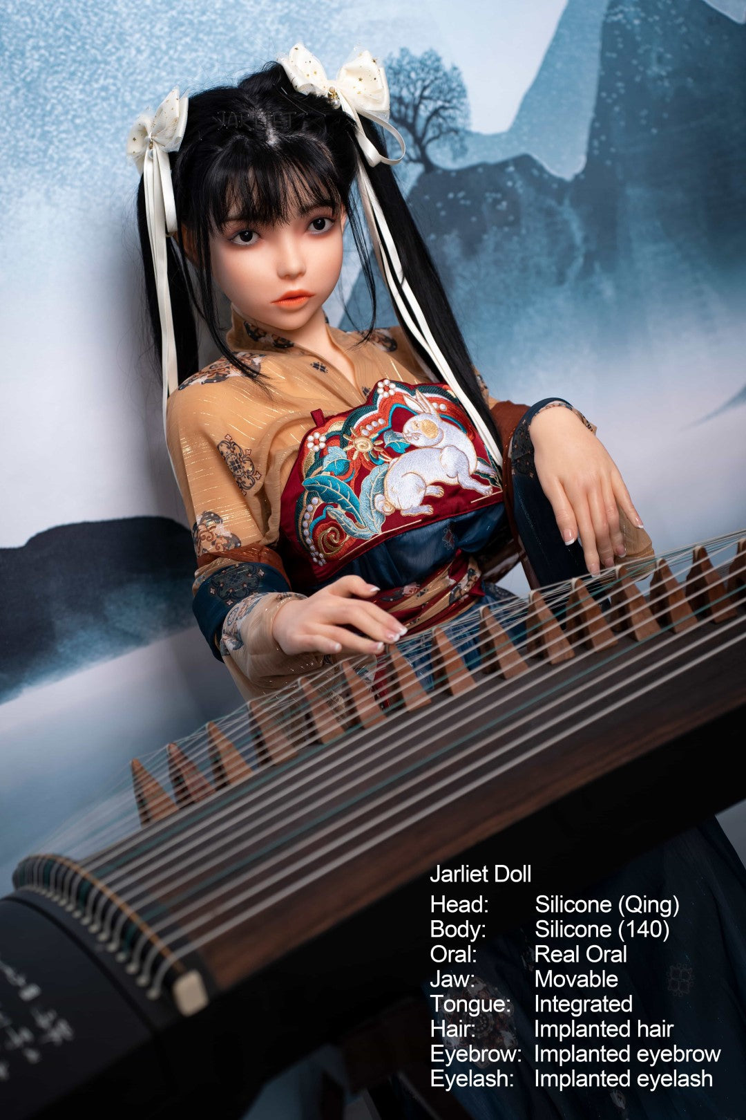 Qing2 poupée sexuelle (Jarliet 140 cm C-Cup Silicone)
