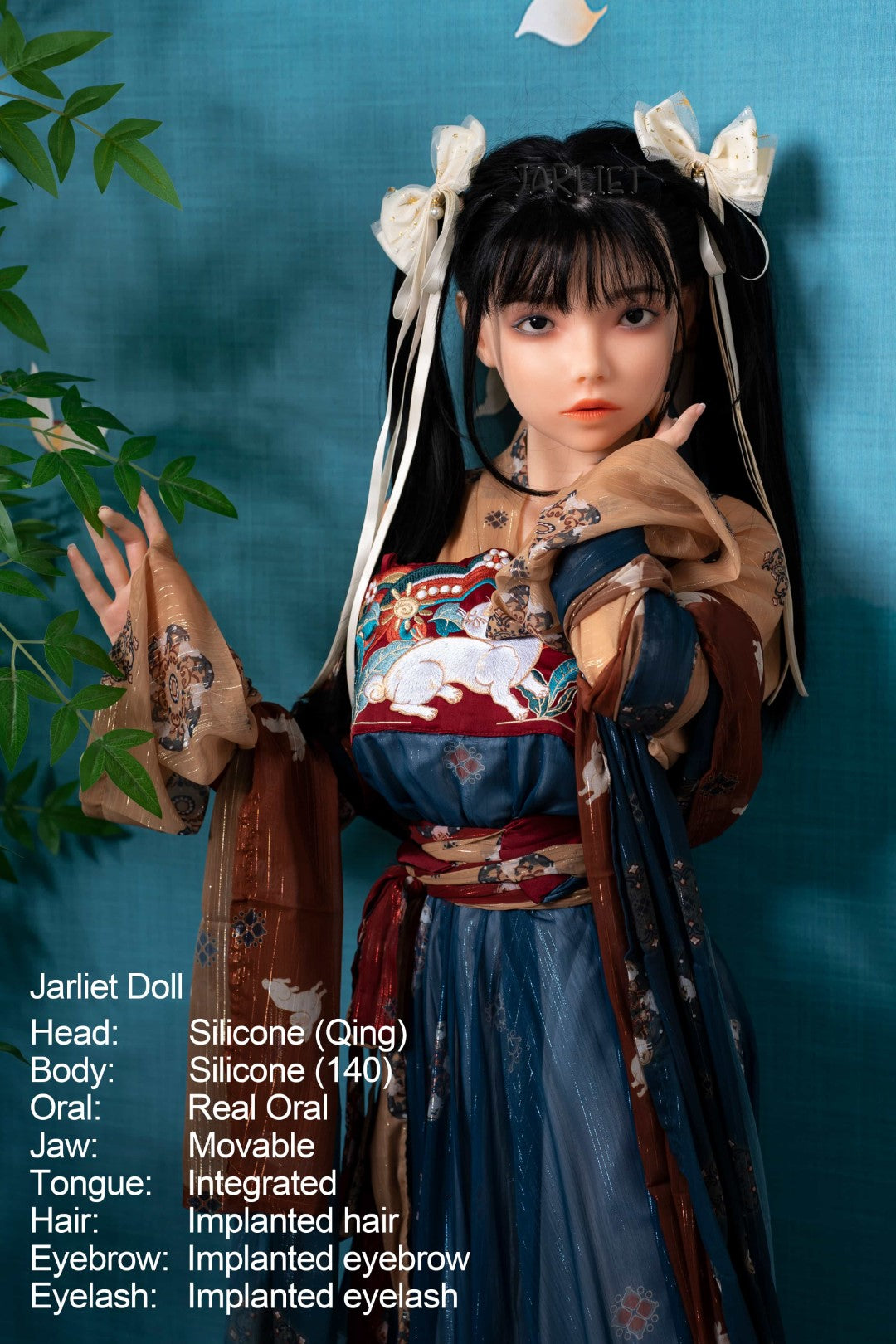 Qing2 poupée sexuelle (Jarliet 140 cm C-Cup Silicone)