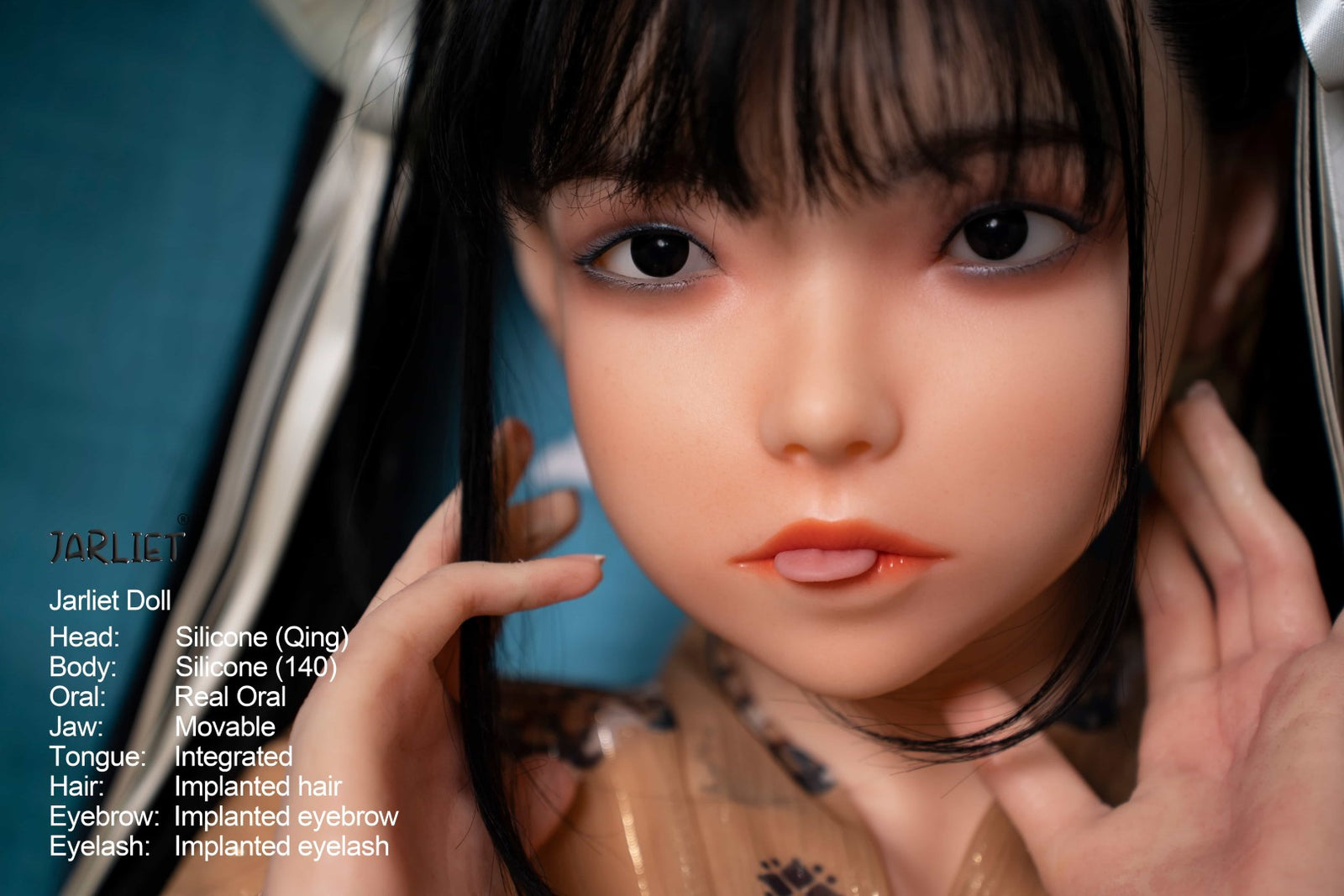 Qing2 poupée sexuelle (Jarliet 140 cm C-Cup Silicone)