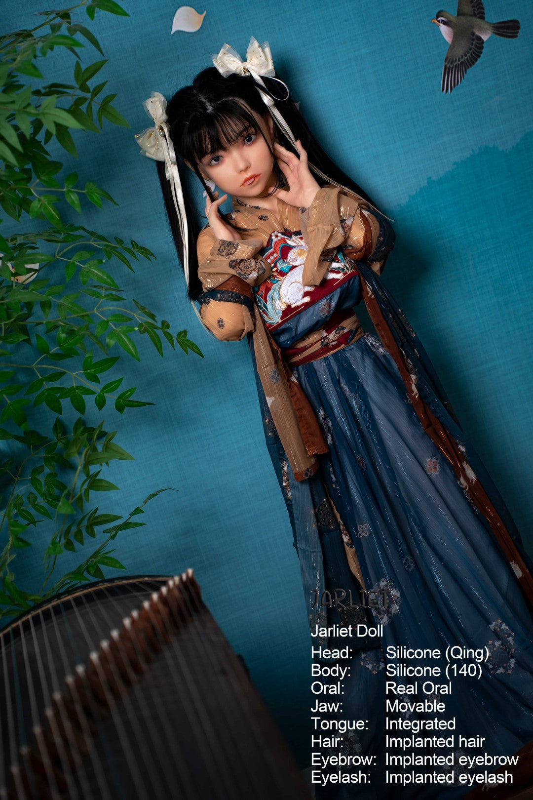 Qing2 poupée sexuelle (Jarliet 140 cm C-Cup Silicone)
