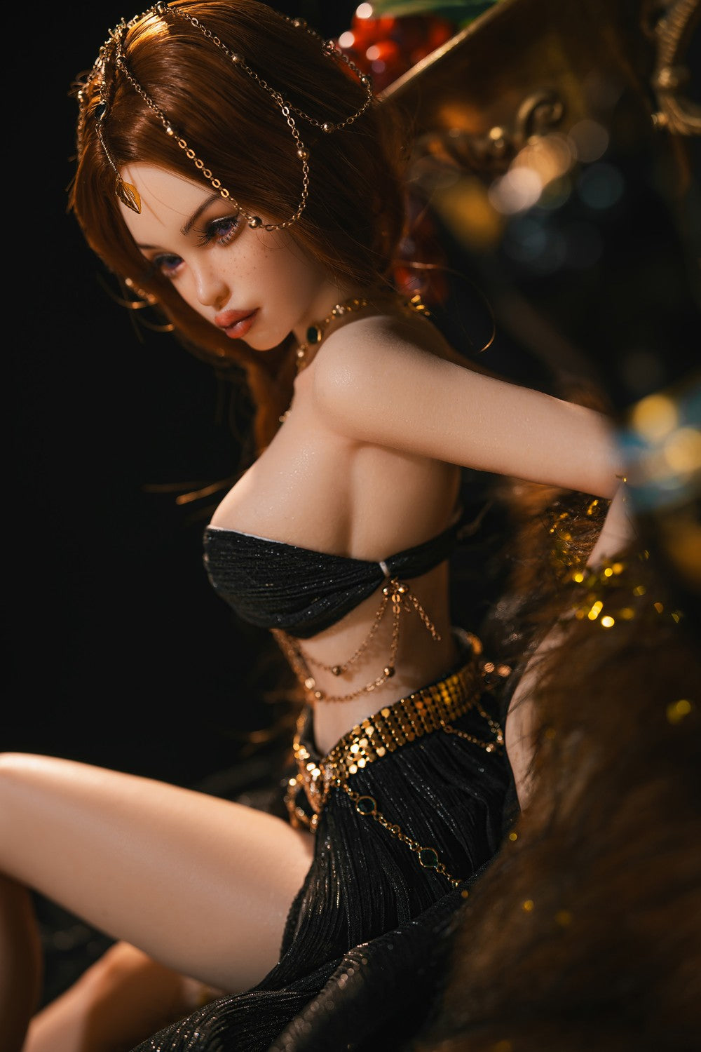 Amina poupée sexuelle (Rosretty Doll Bonnet D 60 cm SM1 Silicone)