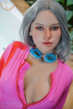 Olga poupée sexuelle (Galatea Doll 164cm B-cup # 198 Silicone)