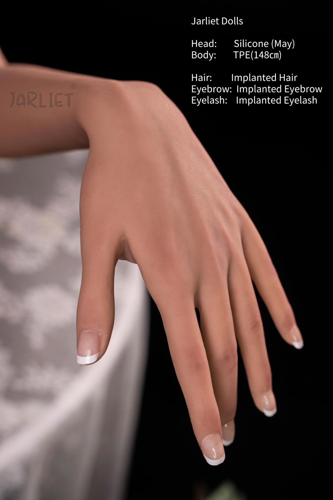 Peut poupée sexuelle (Jarliet 148cm e-tpup TPE + Silicone)