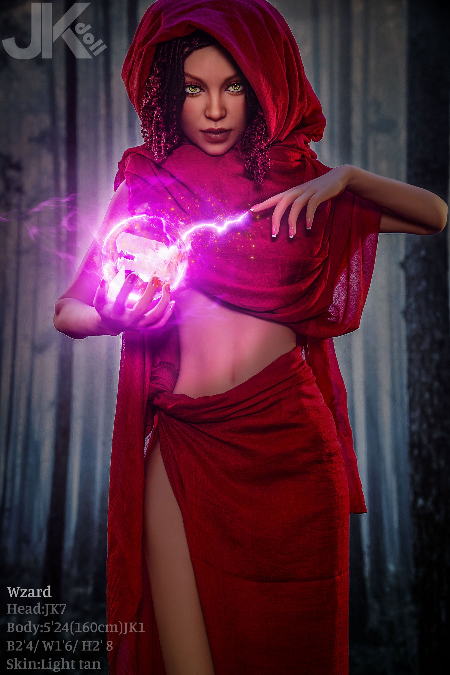 Magicien poupée sexuelle (JK-Doll Bonnet D 160 cm JK7 TPE)