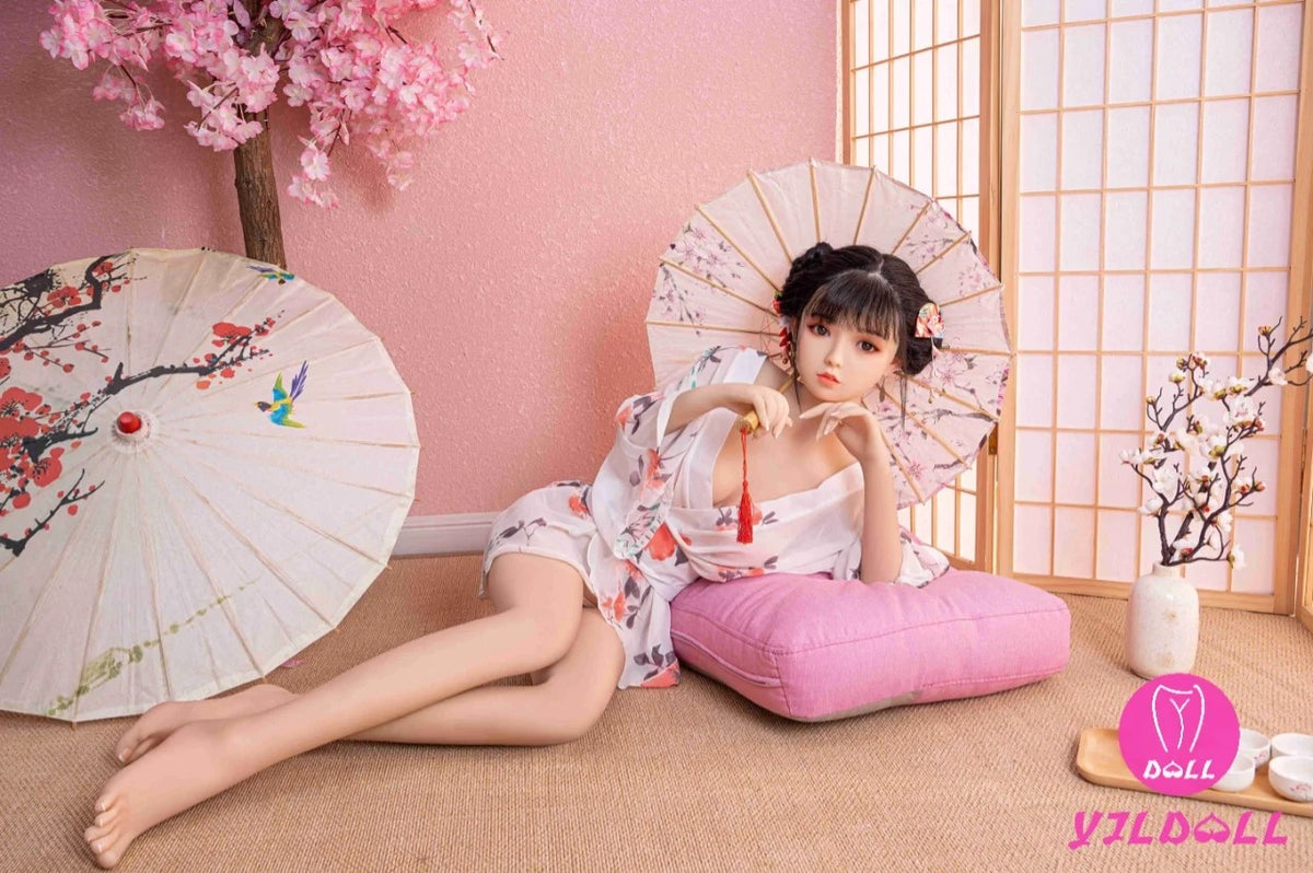 Irène poupée sexuelle (YJL Doll Bonnet C 148 cm #210 TPE+Silicone)