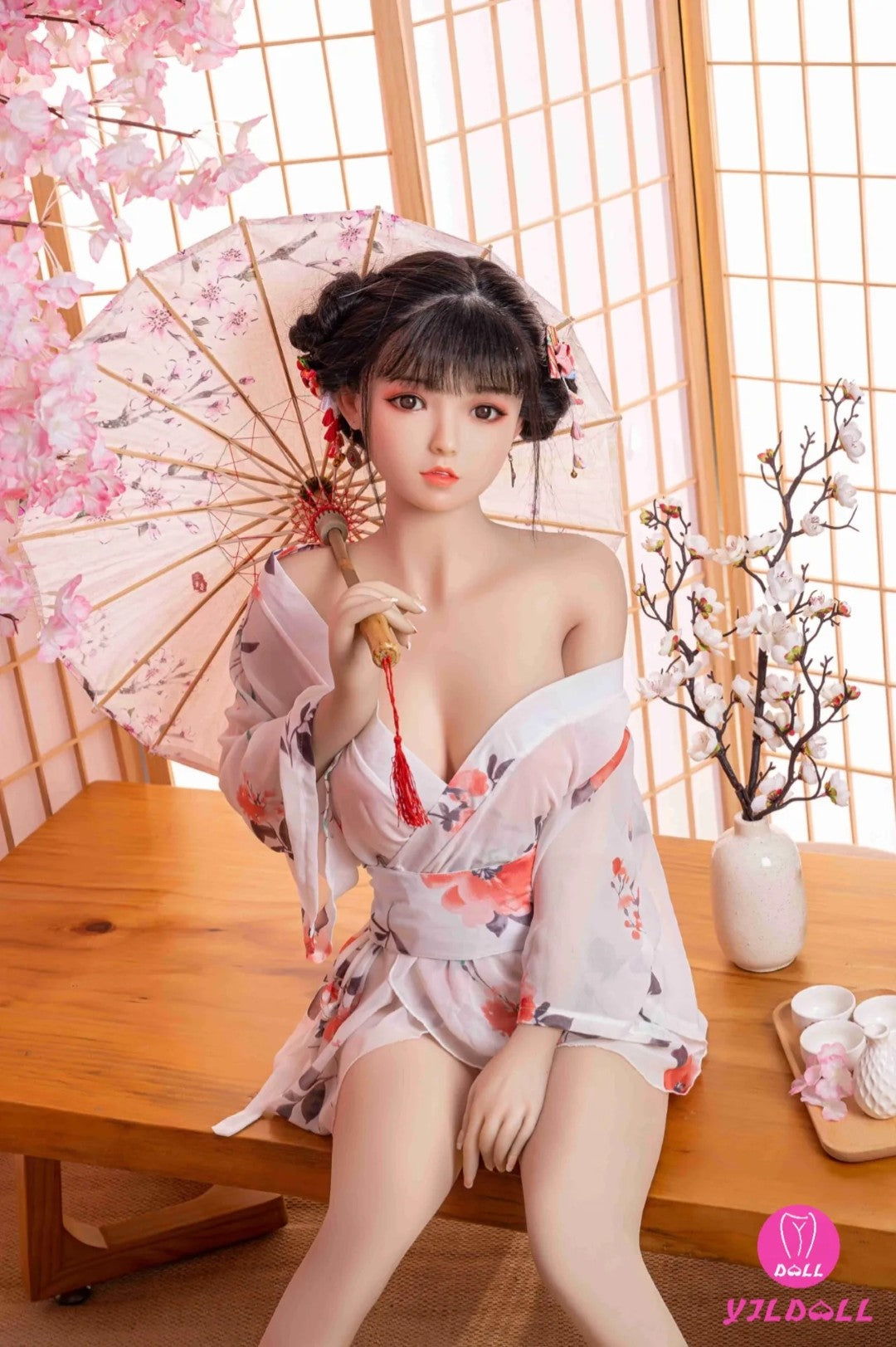 Irene poupée sexuelle (YJL Doll 148cm Cup # 210 TPE + Silicone)