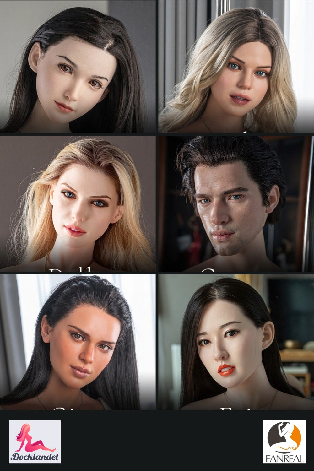 Tête supplémentaire (Fanreal Doll Silicone Original)