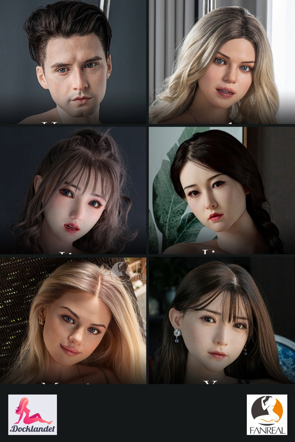 Tête supplémentaire (Fanreal Doll Silicone Original)