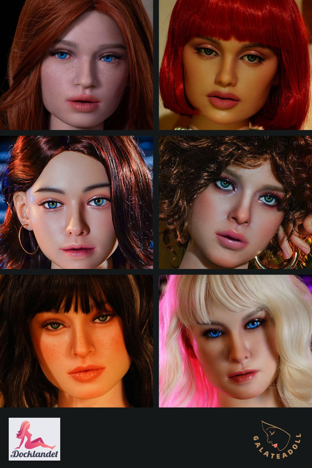 Tête supplémentaire (Galatea Doll Silicone d'origine)