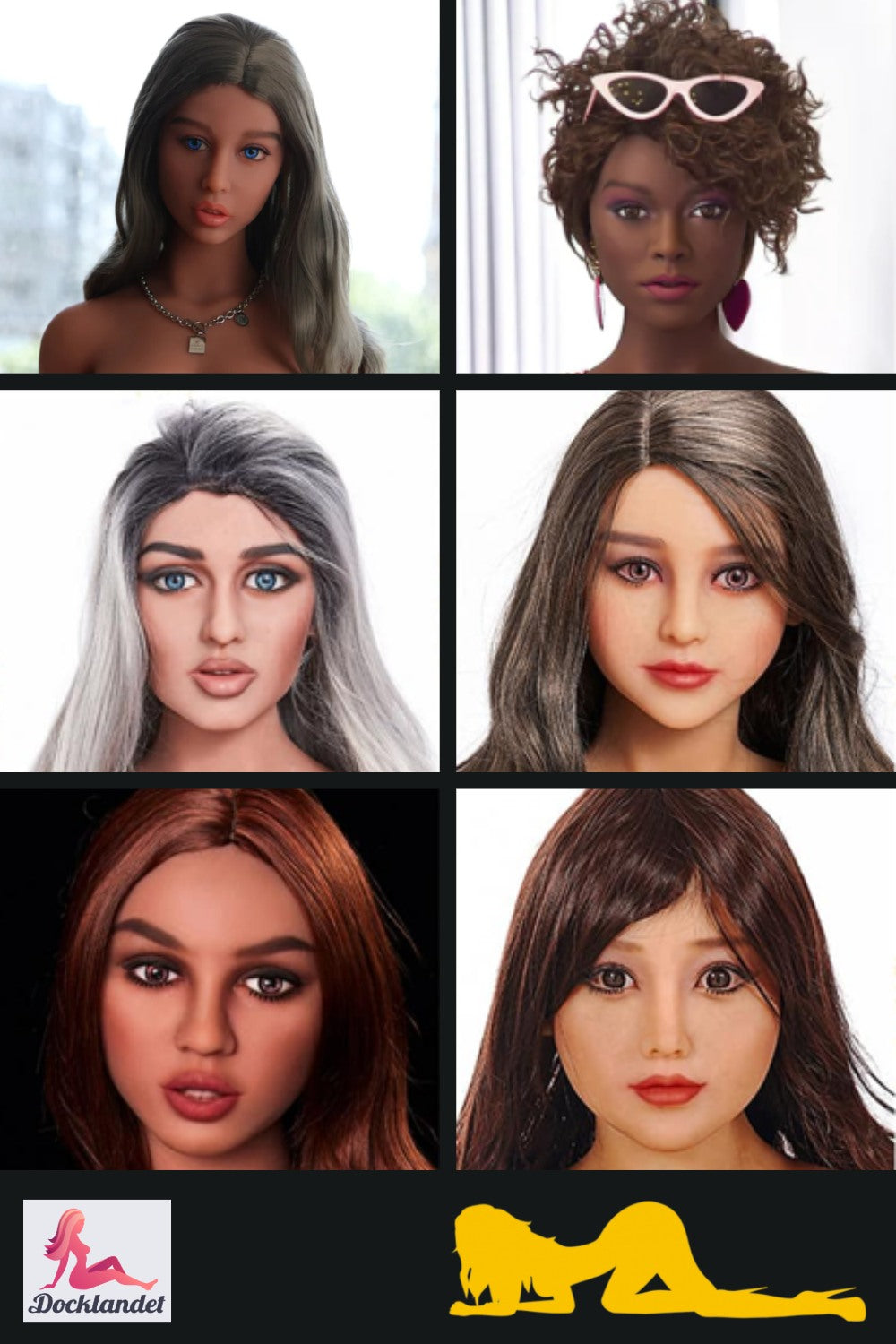 Tête supplémentaire (Irontech Doll TPE d'origine)