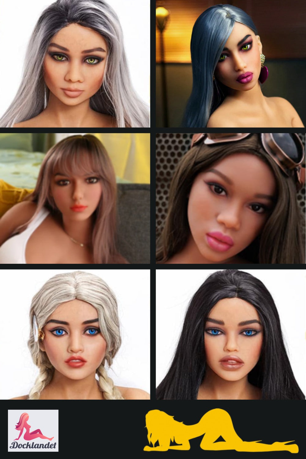 Tête supplémentaire (Irontech Doll TPE d'origine)