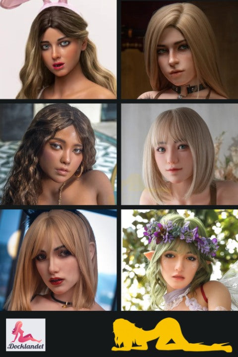 Tête supplémentaire (Irontech Doll Original en silicone)