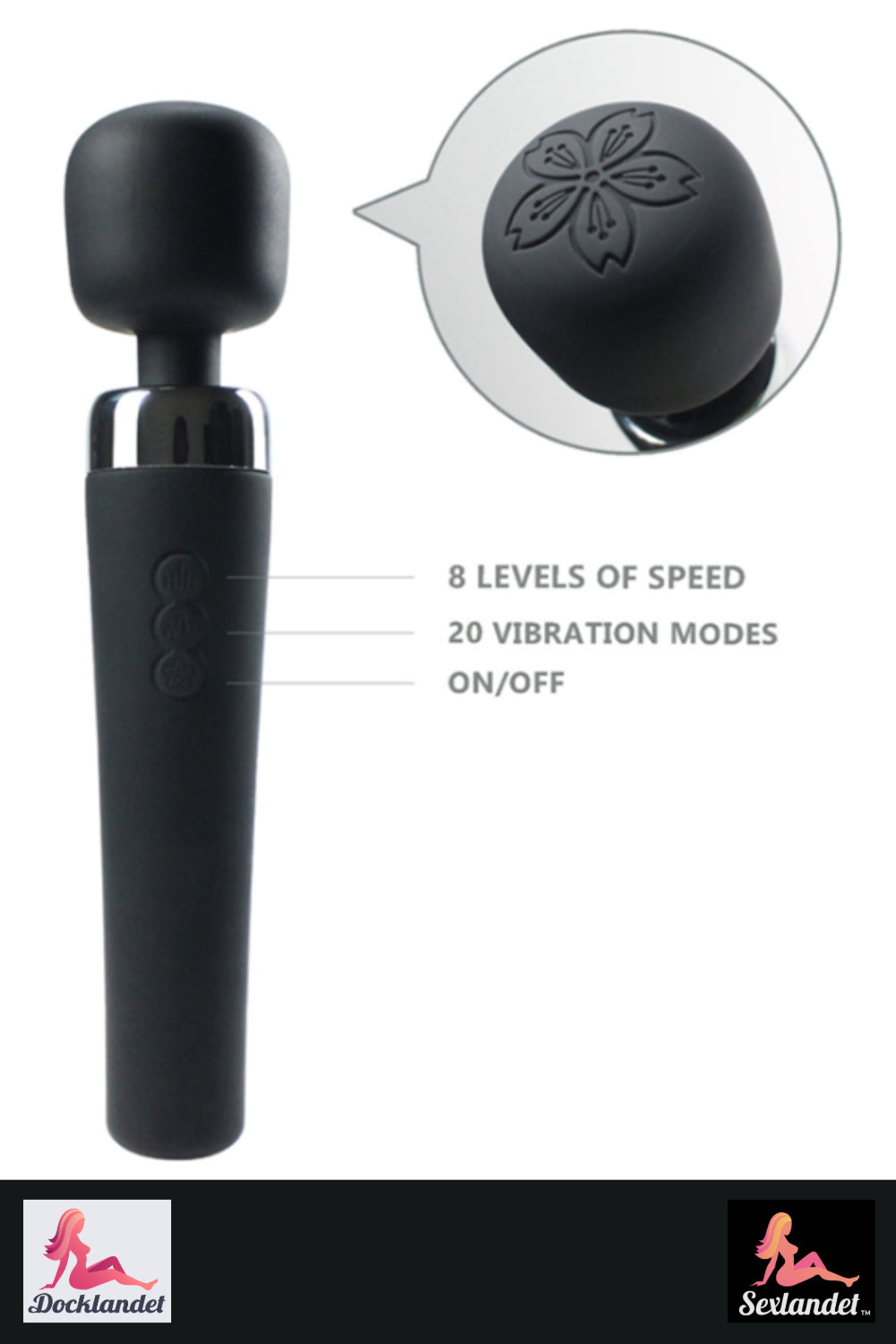 Vibrateur puissant dans le design populaire (pays de sexe)