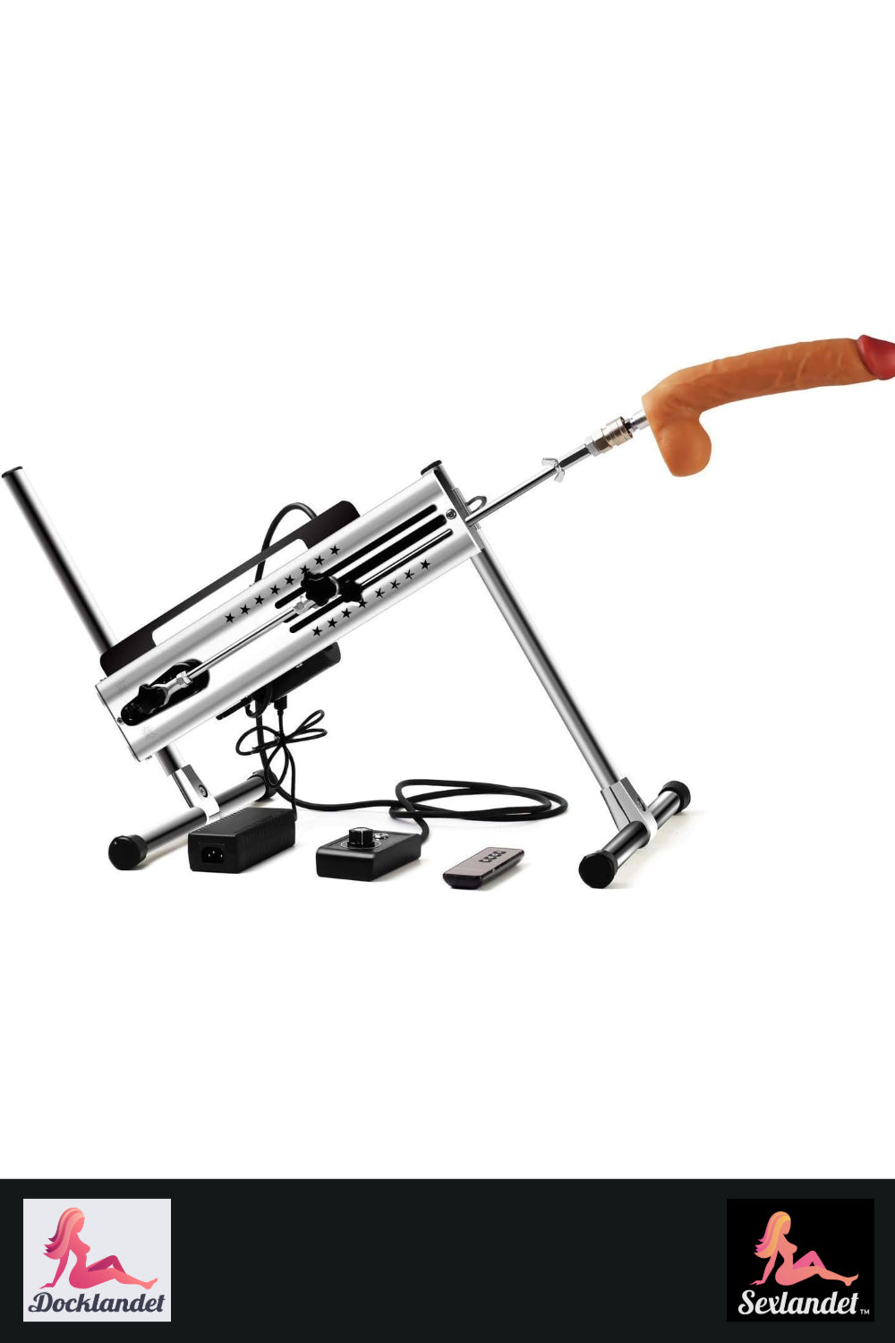 Machine sexuelle professionnelle à vitesse réglable et double contrôle - Moteur 120W