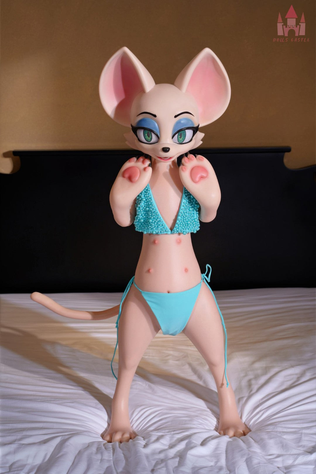 Chauve-souris du château poupée sexuelle (Dolls Castle Bonnet A 100 cm #SZ16 Silicone)