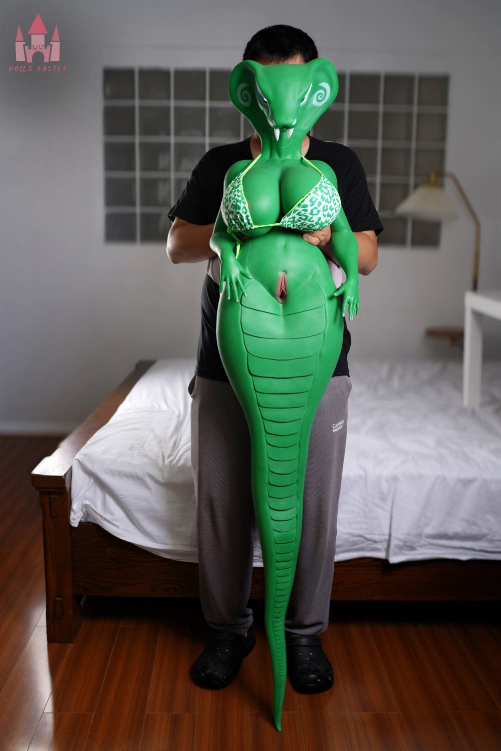 Skalor Orm Sexdocka (Dolls Castle 160cm H-kupa Silikon)