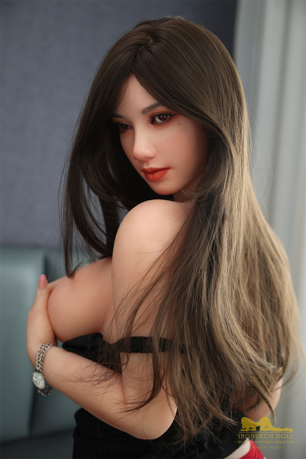 Ella poupée sexuelle (Irontech Doll 161 cm (E-Kupa S30 TPE+Silicone)