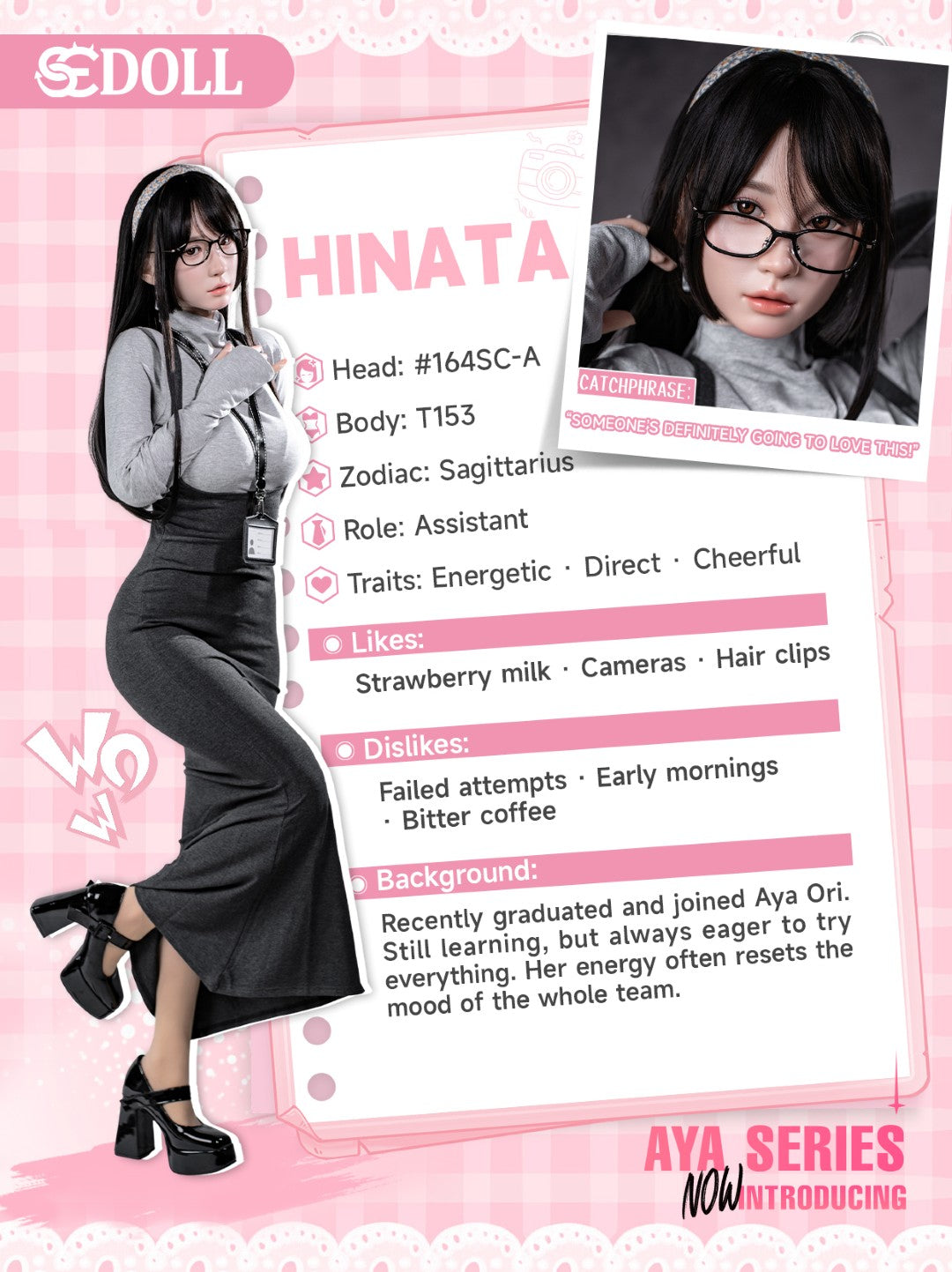 Hinata.A poupée sexuelle (SEDoll Bonnet A 153 cm #164SC RST silicone)