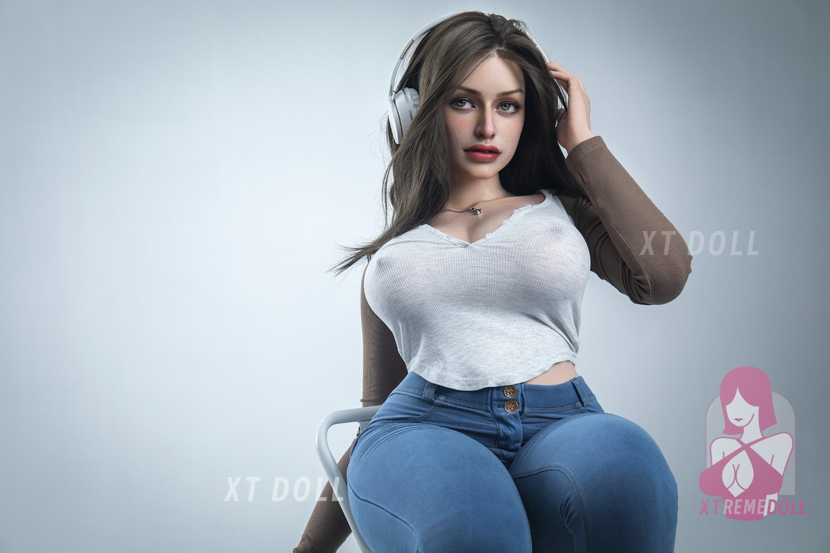 Everleigh poupée sexuelle (XT Doll 162cm G-Cup # XT-19 Silicone)