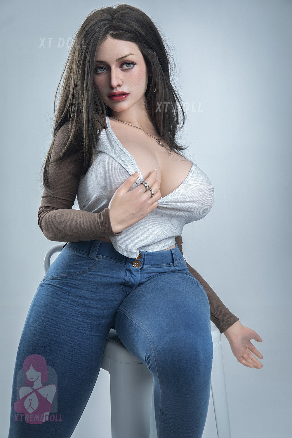 Everleigh poupée sexuelle (XT Doll 162cm G-Cup # XT-19 Silicone)