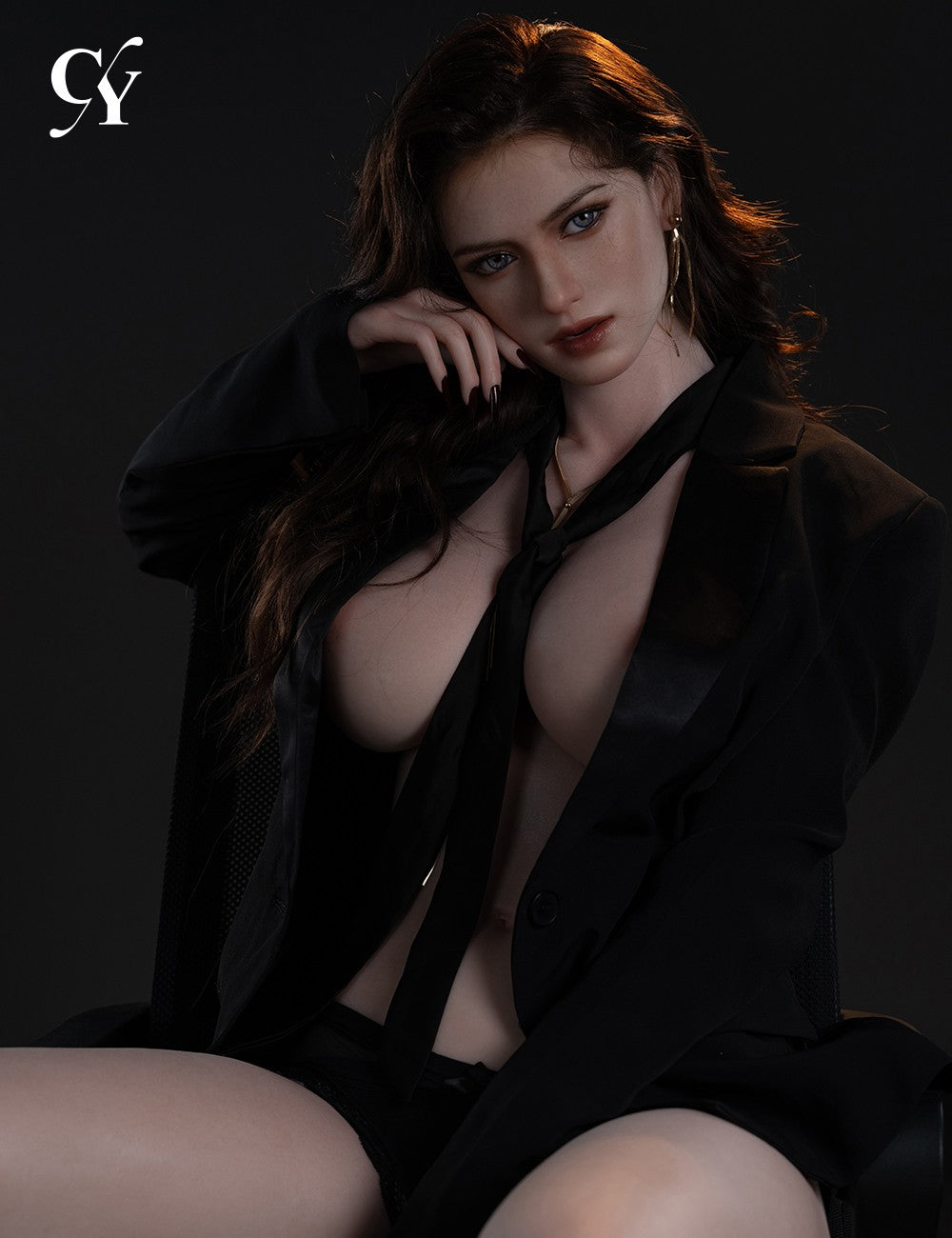 Elva poupée sexuelle (TOP CYDOLL 176cm E-Cup TPE + Silicone)
