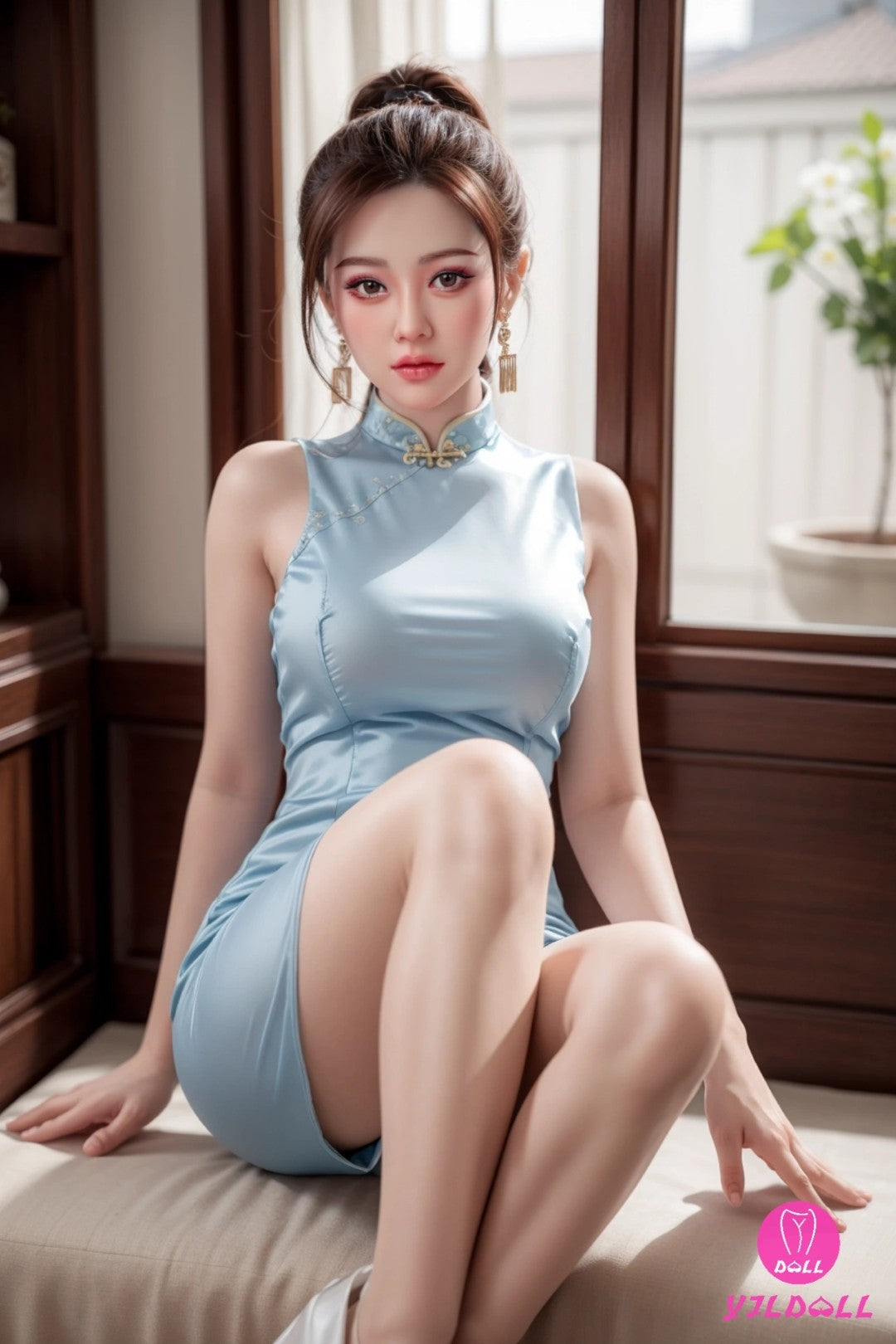 Sérénité poupée sexuelle (YJL Doll 168cm D-Cup # 413 Silicone)
