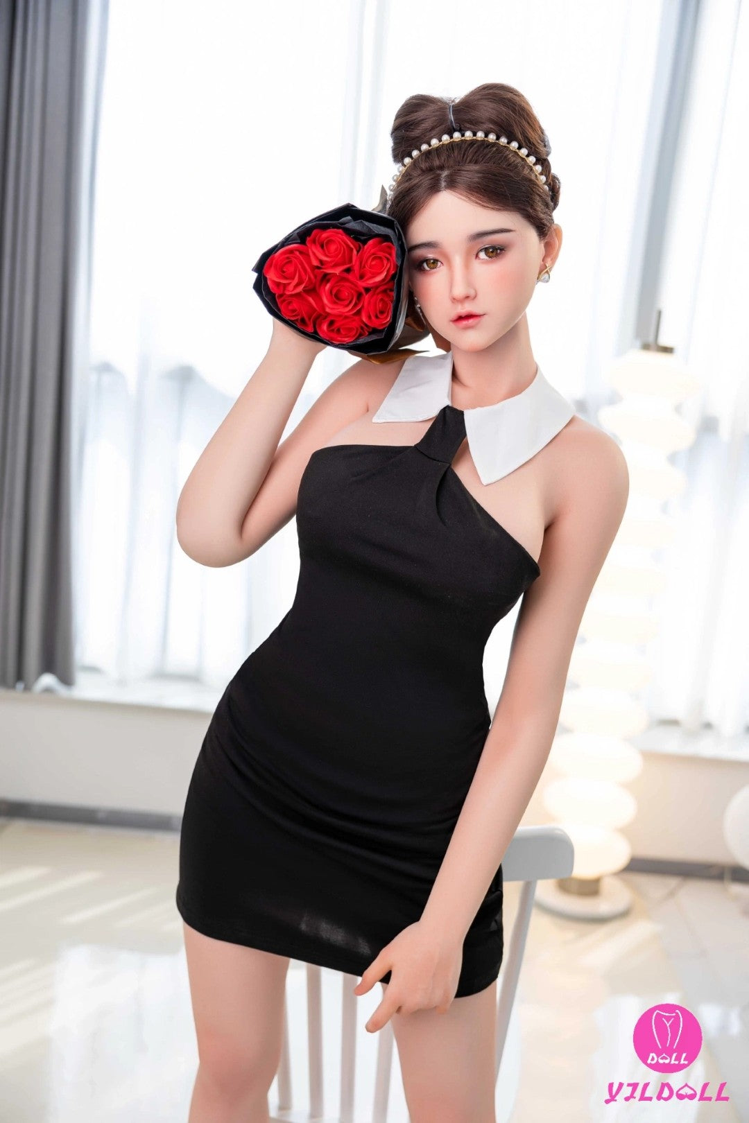 Adeline poupée sexuelle (YJL Doll 168cm e-top # 383 Silicone)