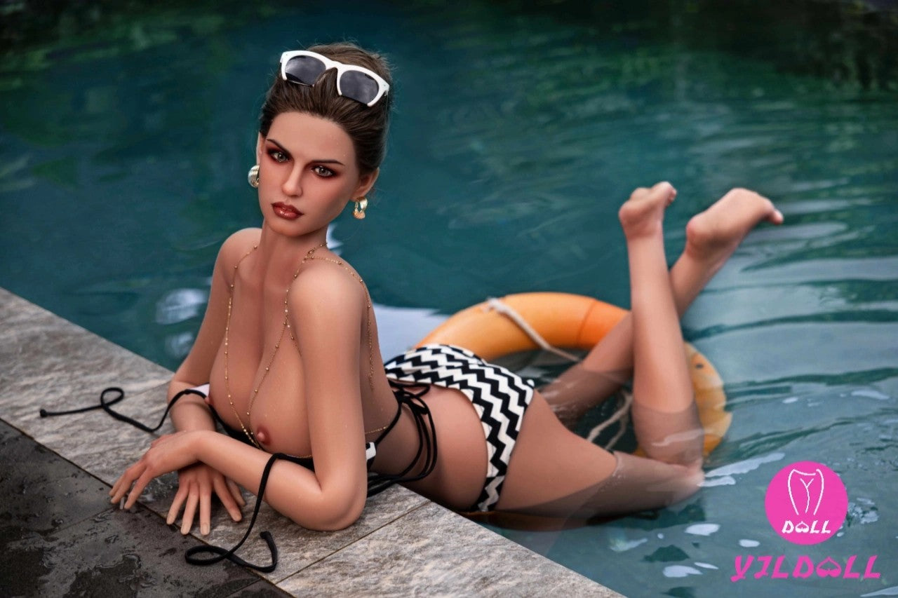Alexa poupée sexuelle (YJL Doll 168cm e-top # 145 Silicone)