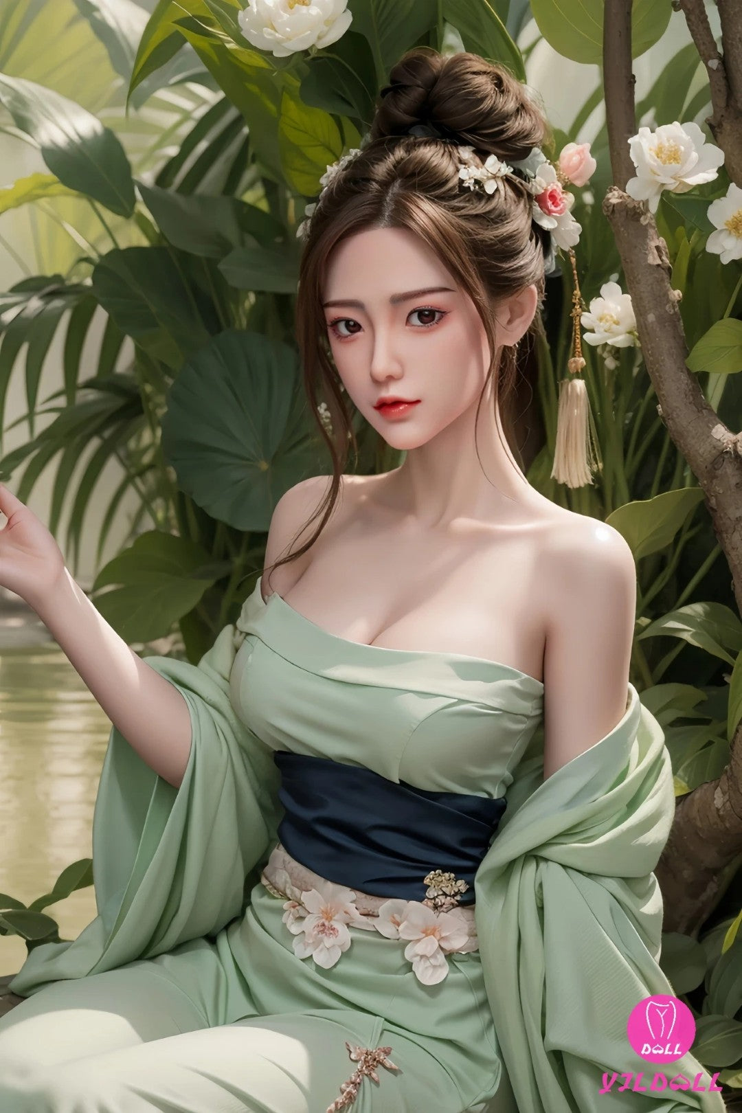 DAMN JING poupée sexuelle (YJL Doll 165 cm D-Cup # 449 Silicone)