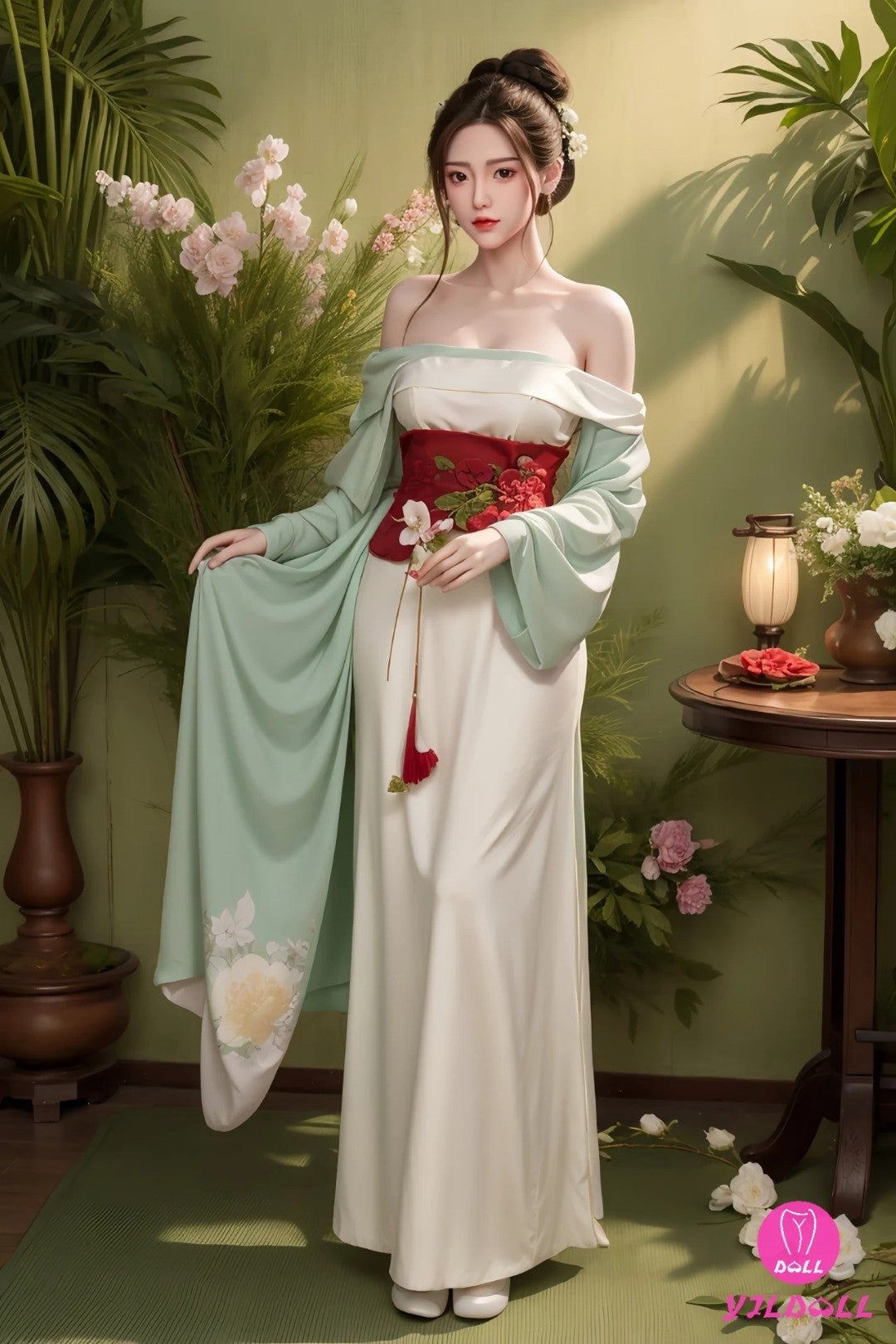 Putain de Jing poupée sexuelle (YJL Doll 165cm Bonnet D #449 Silicone)