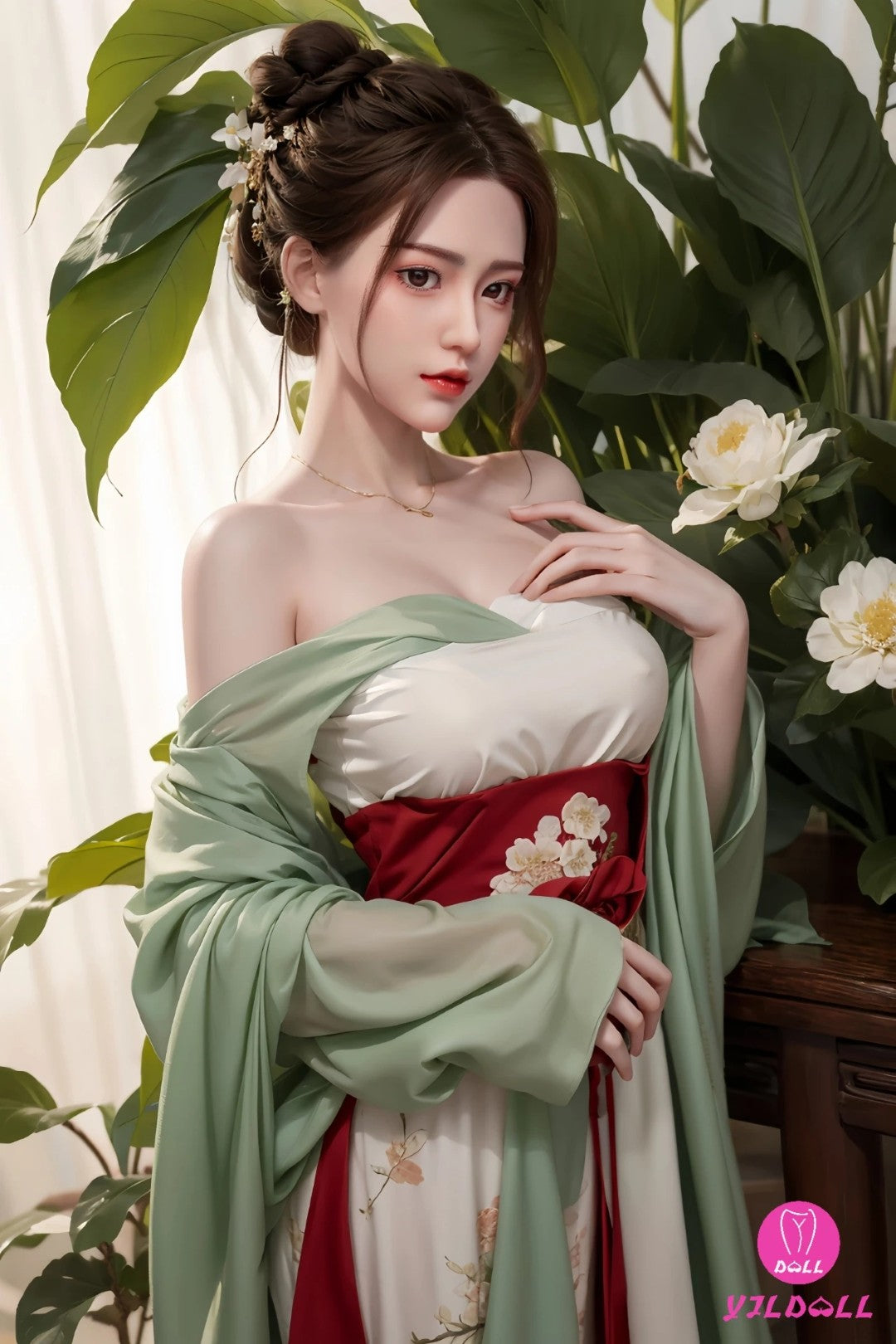 DAMN JING poupée sexuelle (YJL Doll 165 cm D-Cup # 449 Silicone)