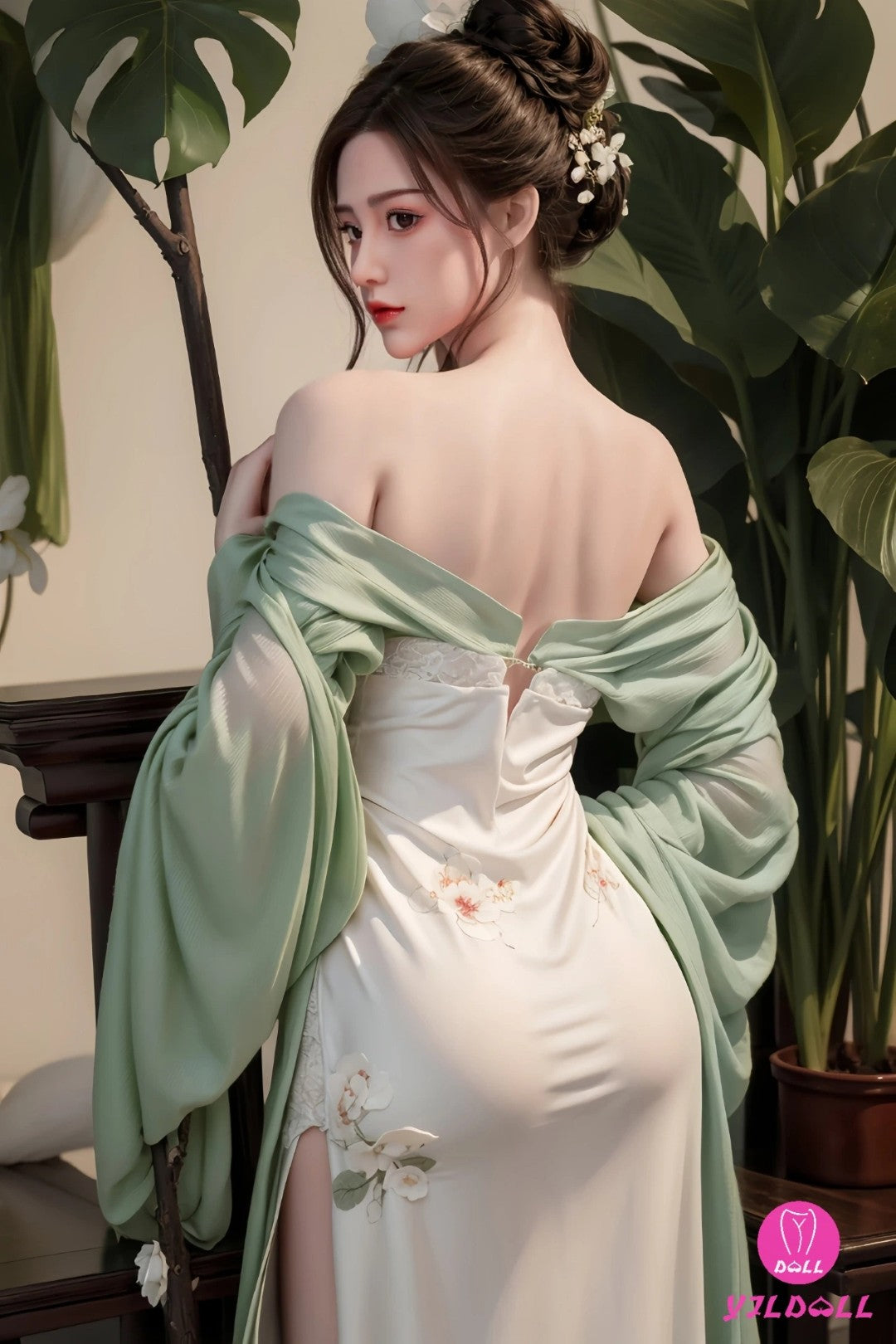 DAMN JING poupée sexuelle (YJL Doll 165 cm D-Cup # 449 Silicone)