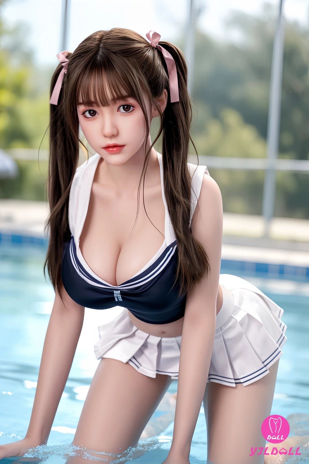 Gu Lan poupée sexuelle (YJL Doll 165 cm D-Cup # 410 Silicone)
