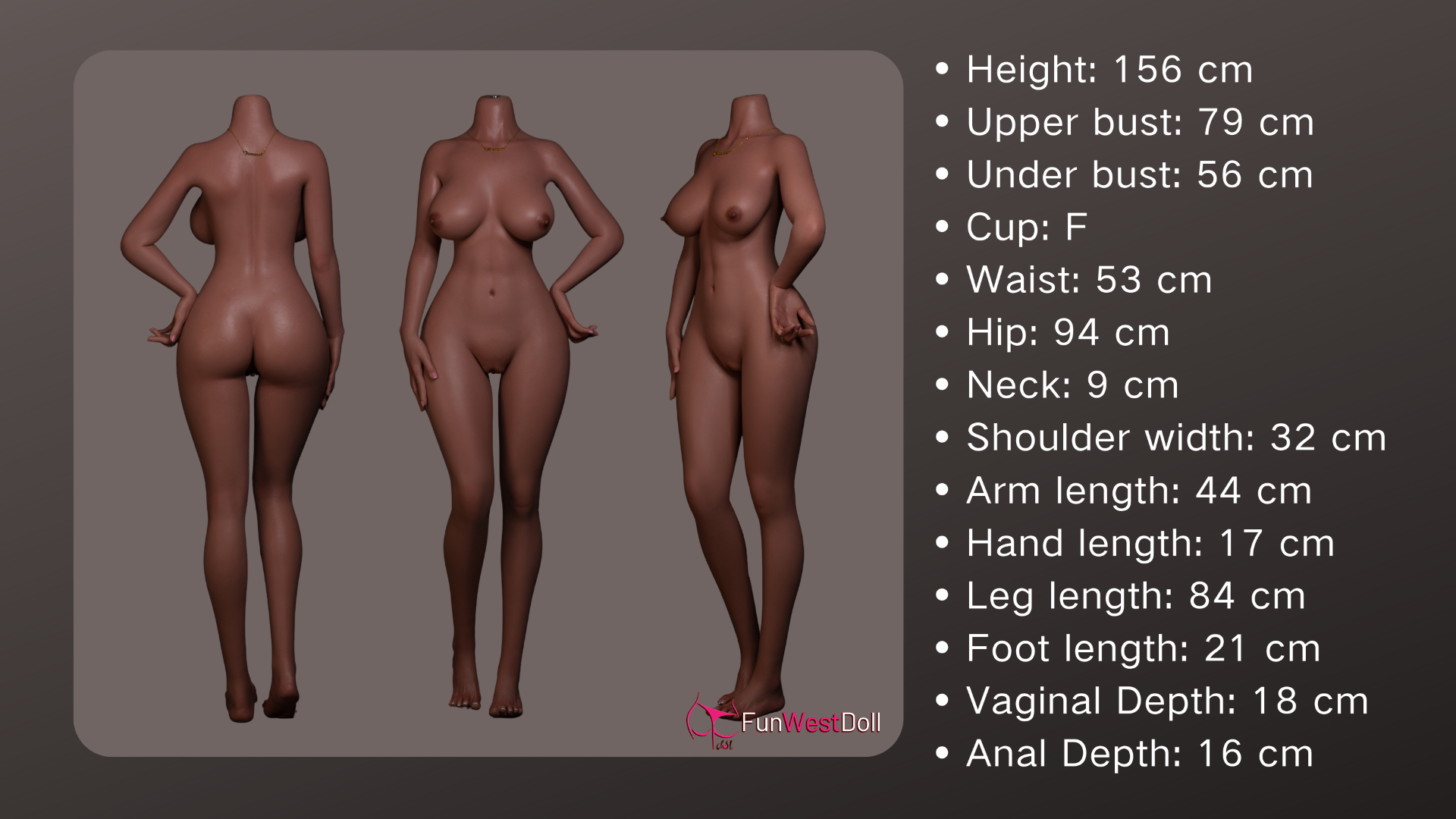 Bella poupée sexuelle (FunWest Doll 156 cm f-tUP # 037s Silicone)