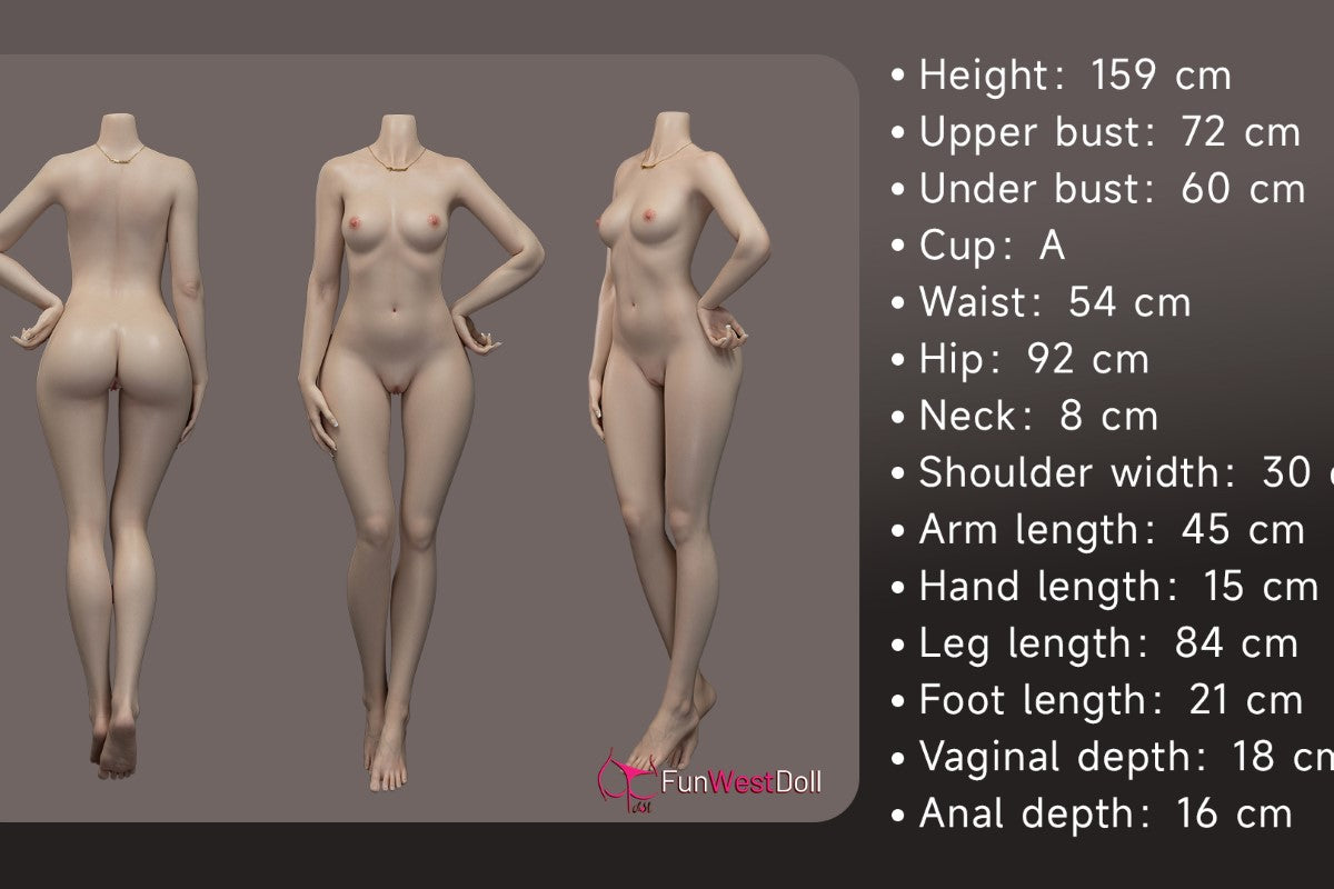 Lyra Sexdocka (FunWest Doll 159cm A-Kupa #054S Silikon)
