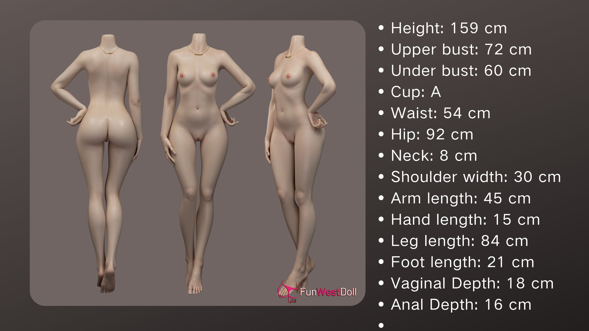 Hatsune Miko poupée sexuelle (FunWest Doll 159cm A-Cup # 041S Silicone)
