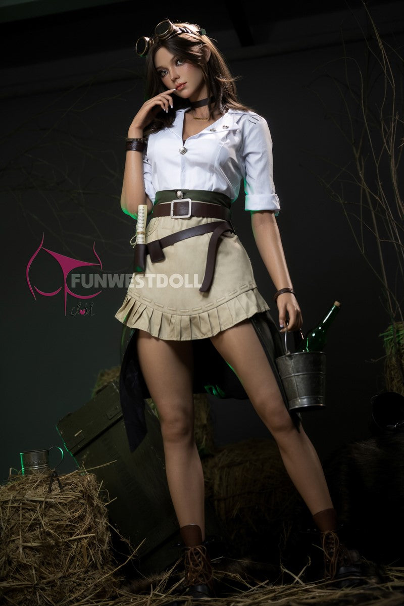 Lexie poupée sexuelle (FunWest Doll Bonnet D 168 cm #026S RST Silicone)