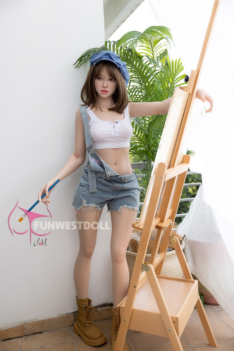 Lucy poupée sexuelle (FunWest Doll 159cm a-t-cup # 032s Silicone)