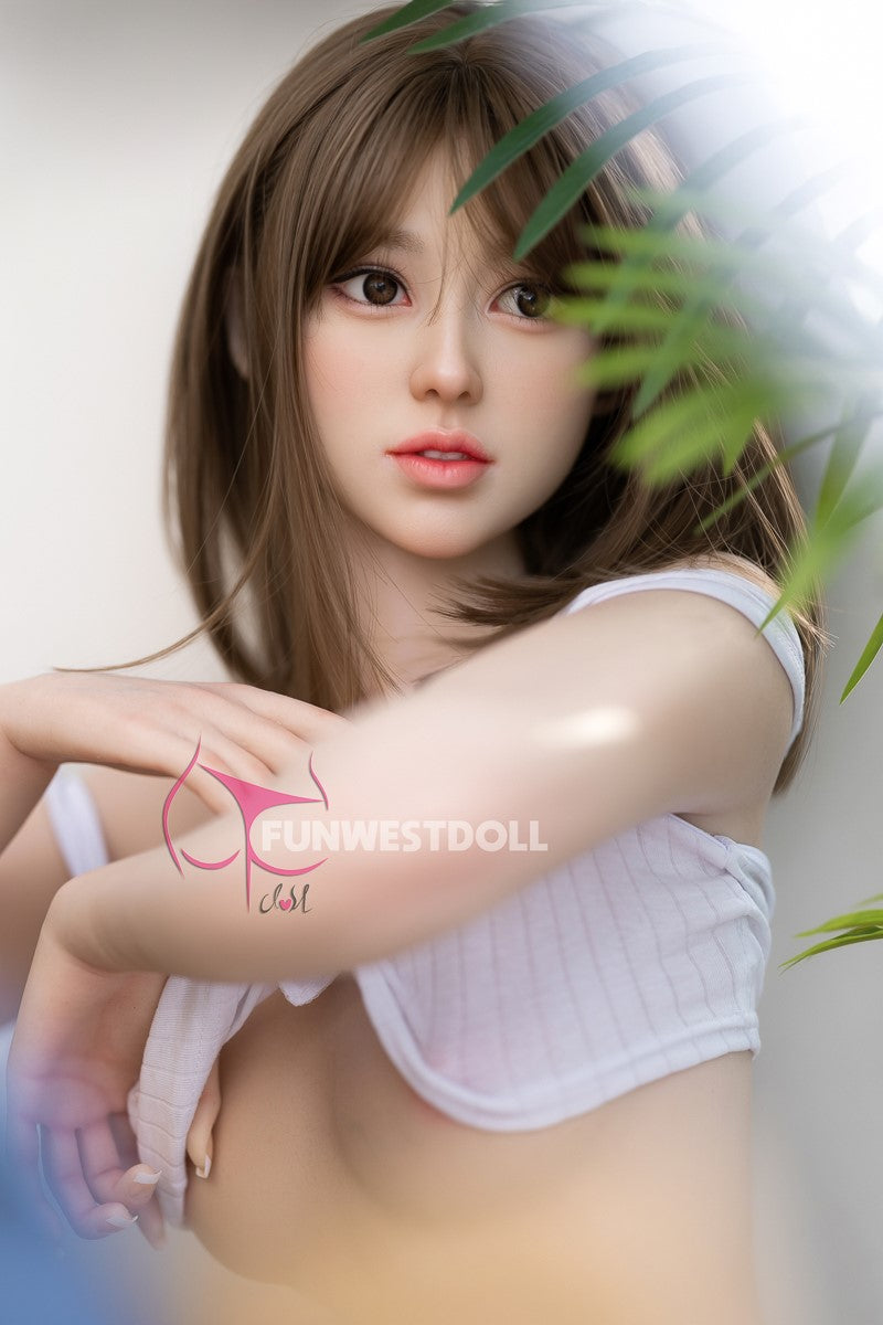 Lucy poupée sexuelle (FunWest Doll 159cm a-t-cup # 032s Silicone)
