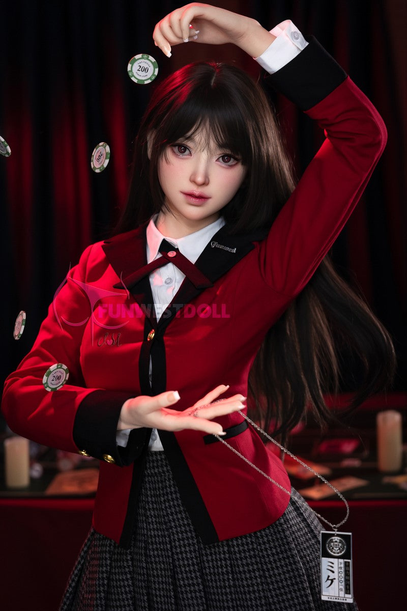 Yumeko Jabami poupée sexuelle (FunWest Doll 159cm Bonnet A #038S Silicone)