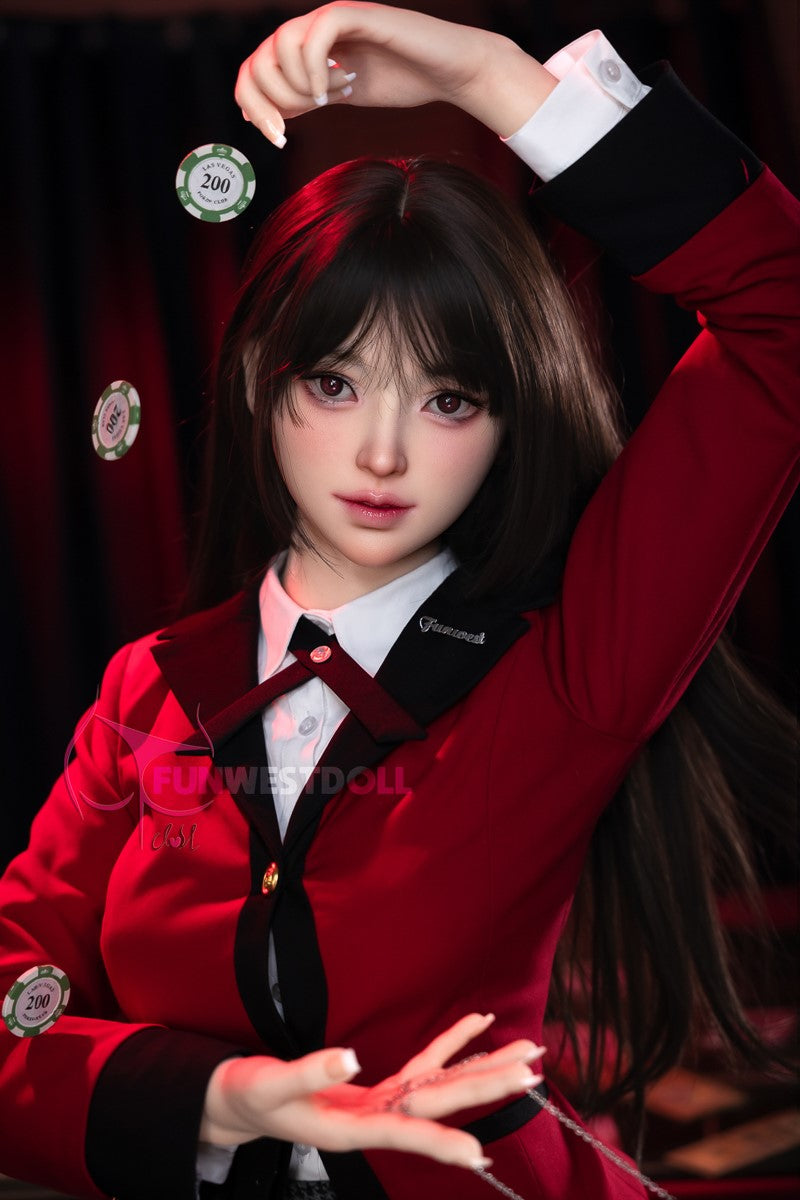 Yumeko Jabami poupée sexuelle (FunWest Doll 159cm Bonnet A #038S Silicone)