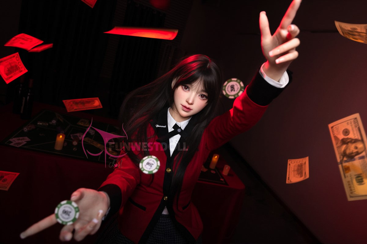 Yumeko Jabami poupée sexuelle (FunWest Doll 159cm Bonnet A #038S Silicone)